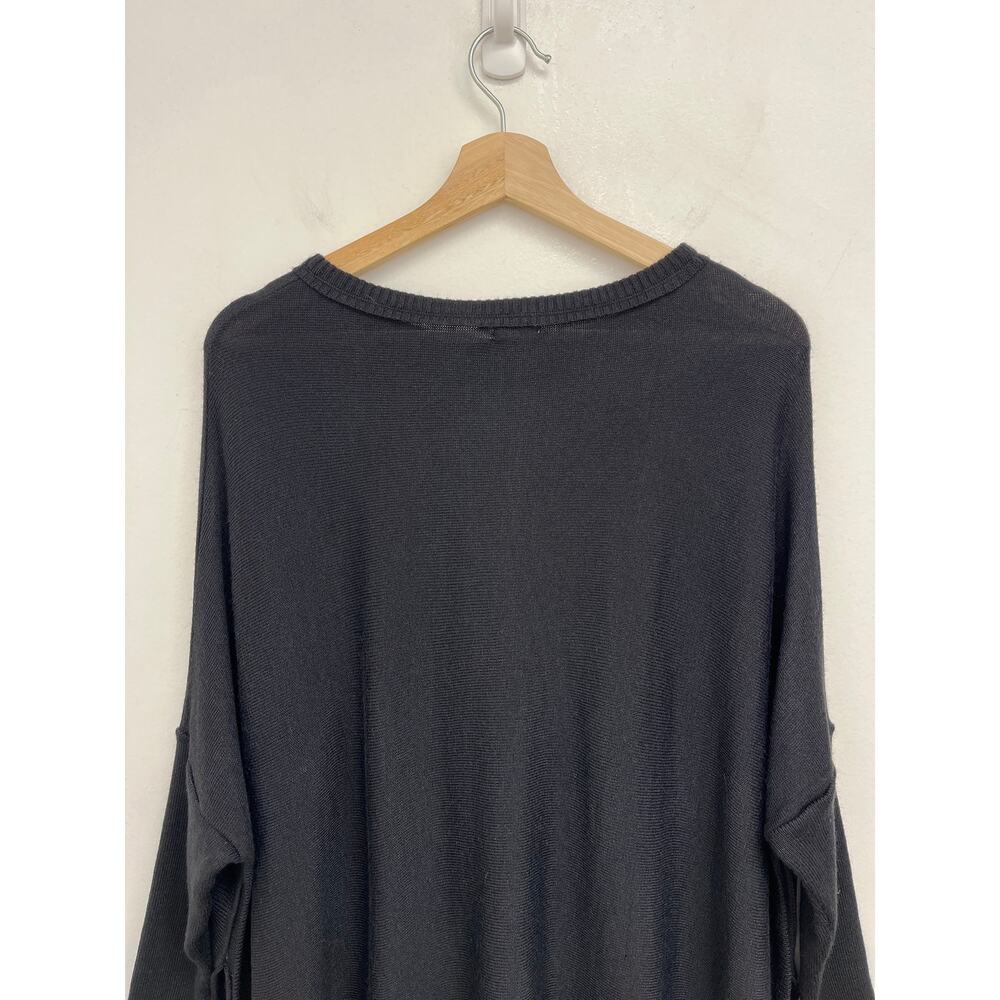 Mersea Catalina Oversized Sweater Side Slits 3/4 Dolman Sleeve Boxy - One Size - Picture 8 of 15